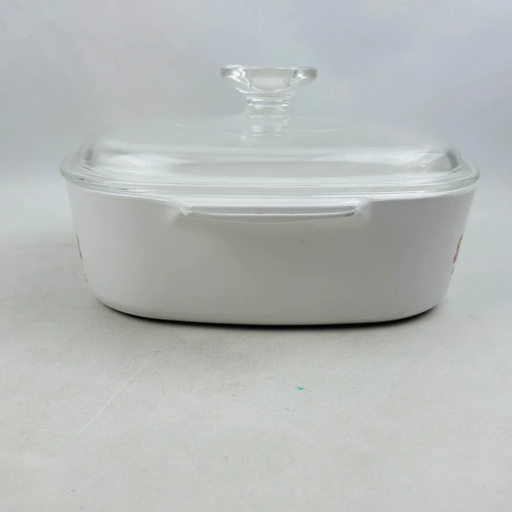 Vintage Corning Ware Country‎ Festival 2 Qt Casserole Dish & Lid Friendship Bird